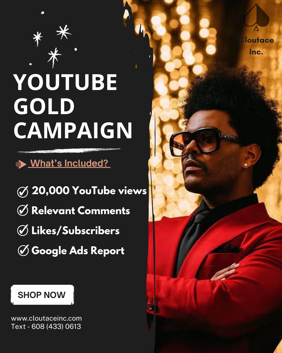 Weeknd Gold Campaign