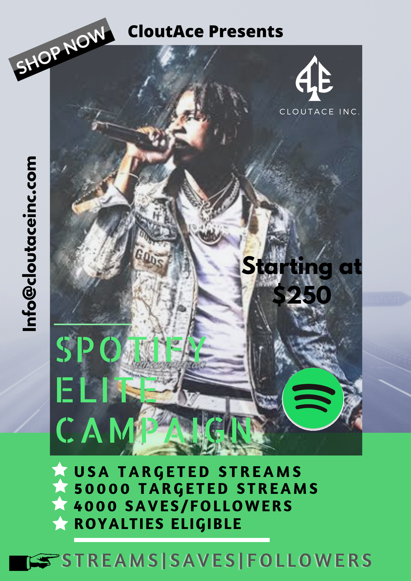 YouTube And Spotify 50k